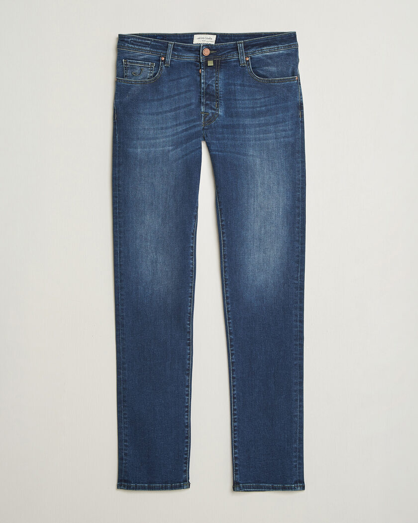 Jacob Cohën Bard Slim Fit Stretch Jeans Mid Blue – Azul