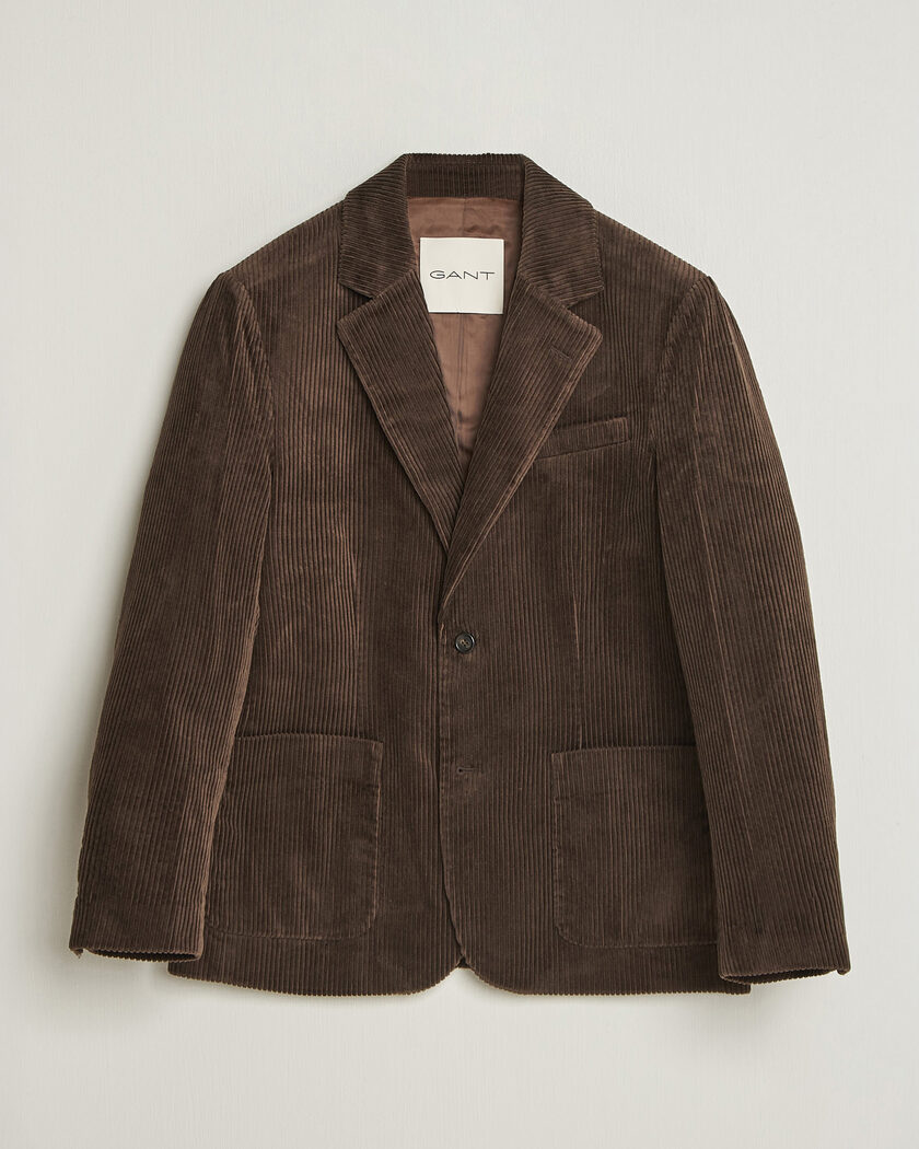 Gant Corduroy Blazer Black Brown – Marrón