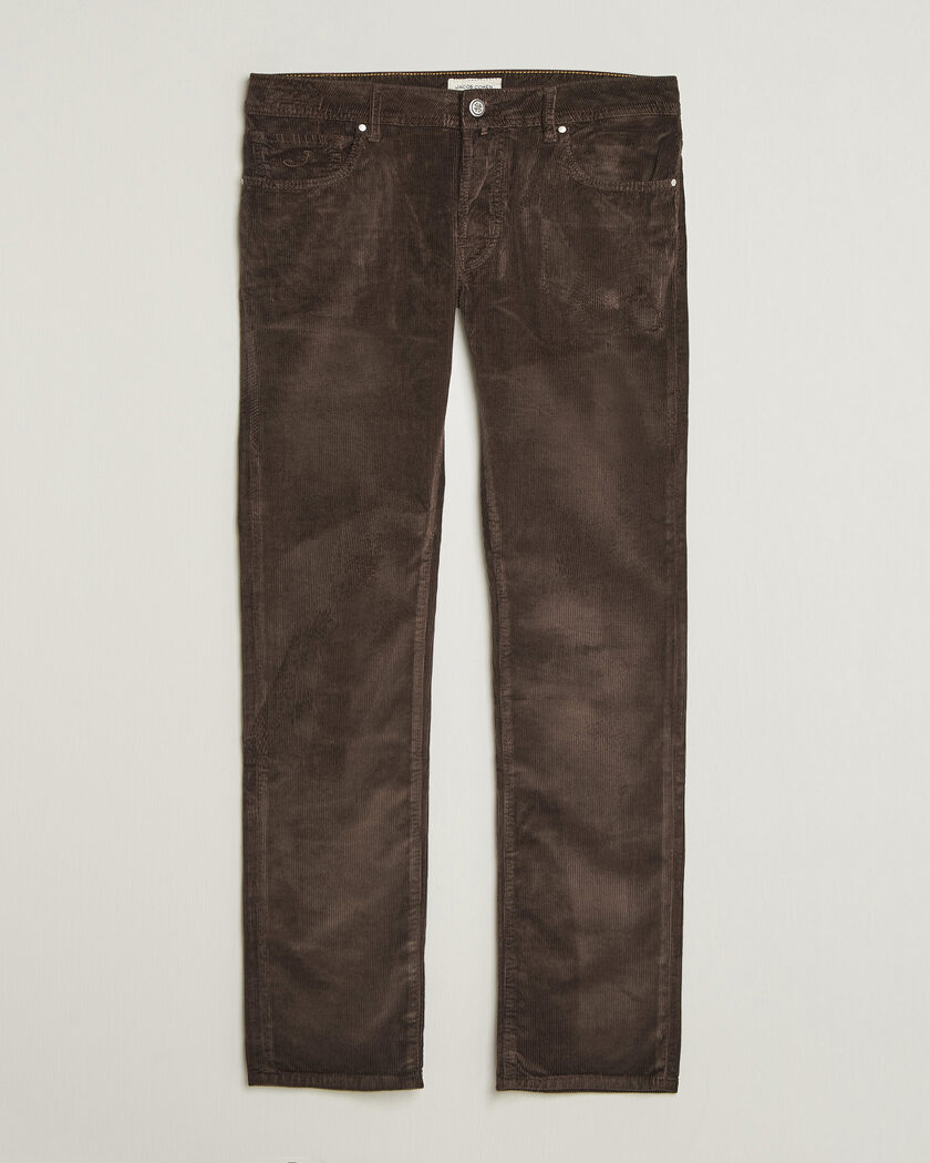 Jacob Cohën Bard 5-Pocket Medium Corduroy Trousers Brown – Marrón