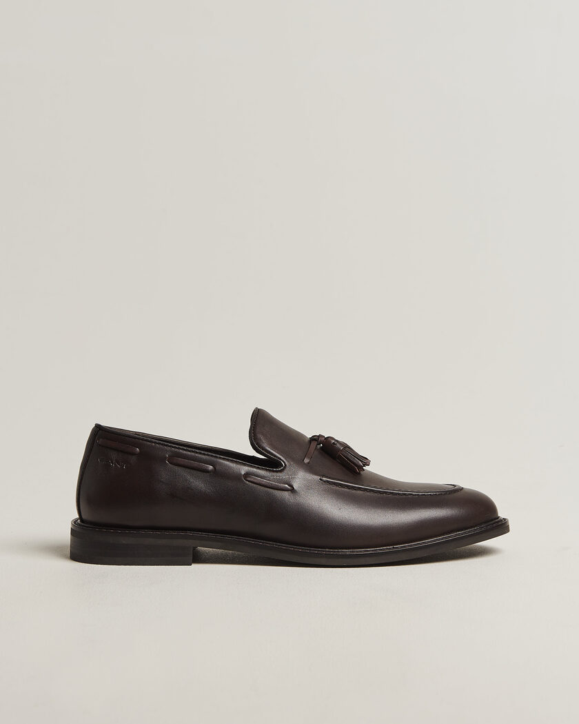 Gant Lozham Leather Tassle Loafer Dark Brown – Marrón
