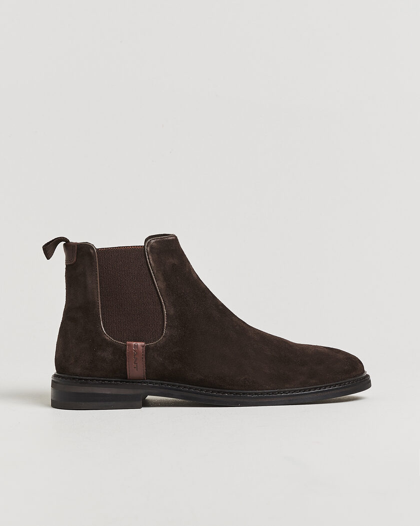  Gant Bidford Suede Chelsea Boot Dark Brown – Marrón