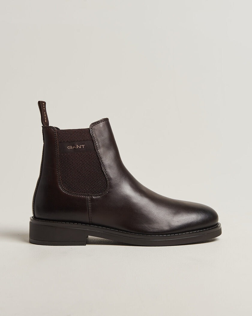 Gant Prepdale Leather Chelsea Boot Dark Brown – Marrón