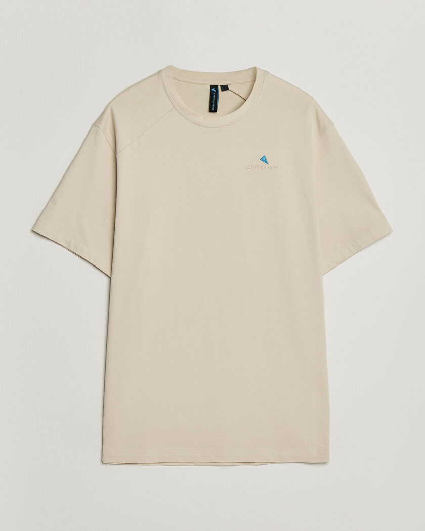 Klättermusen Root Logo T-Shirt Clay – Blanco
