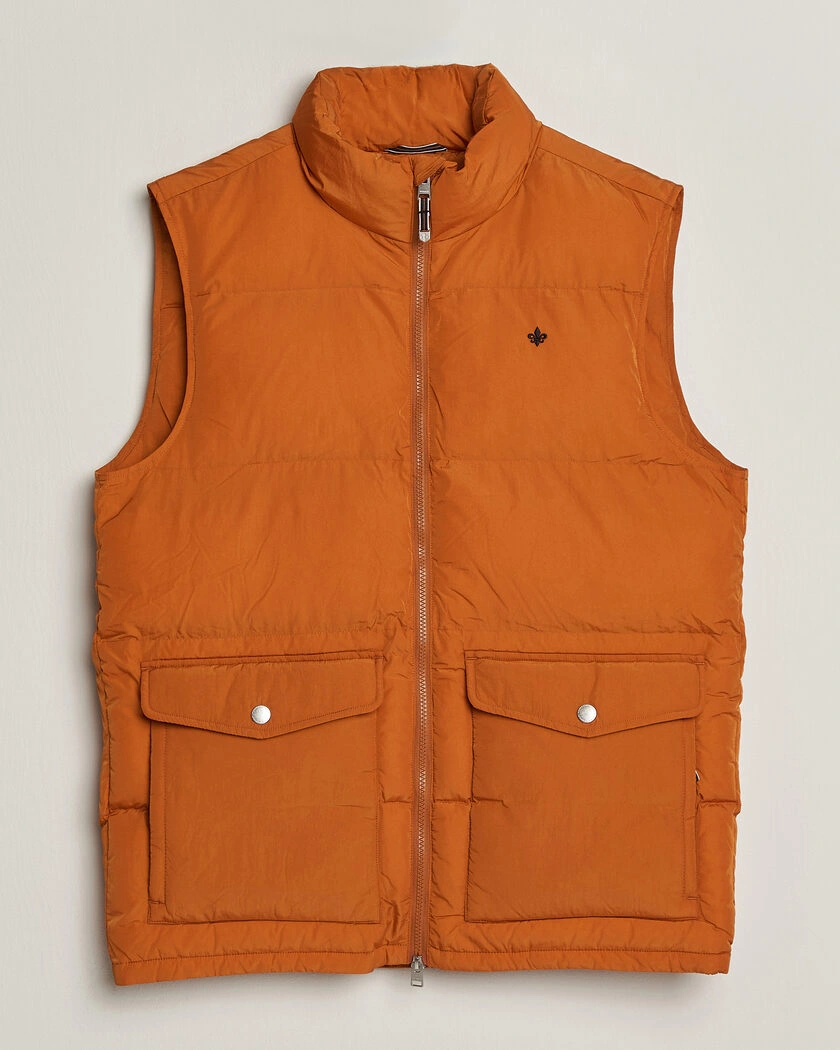 Morris Lennox Puffer Vest Orange – Naranja