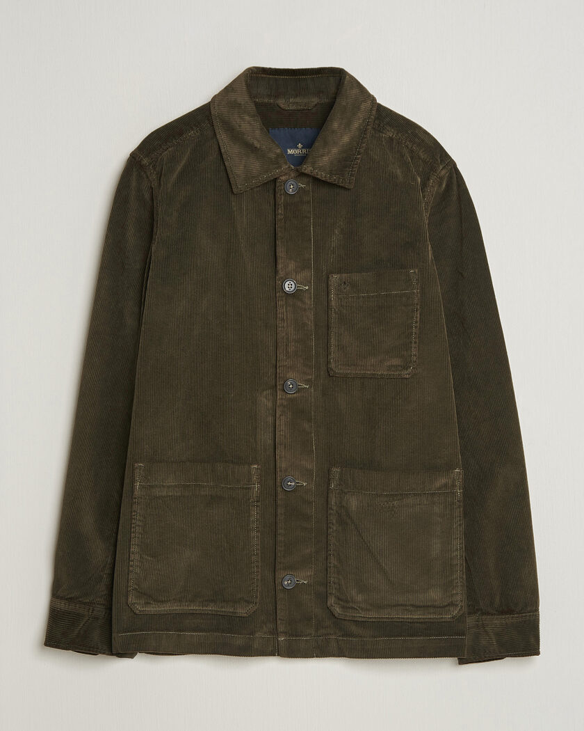 Morris Fenix Cord Shirt Jacket Olive – Verde