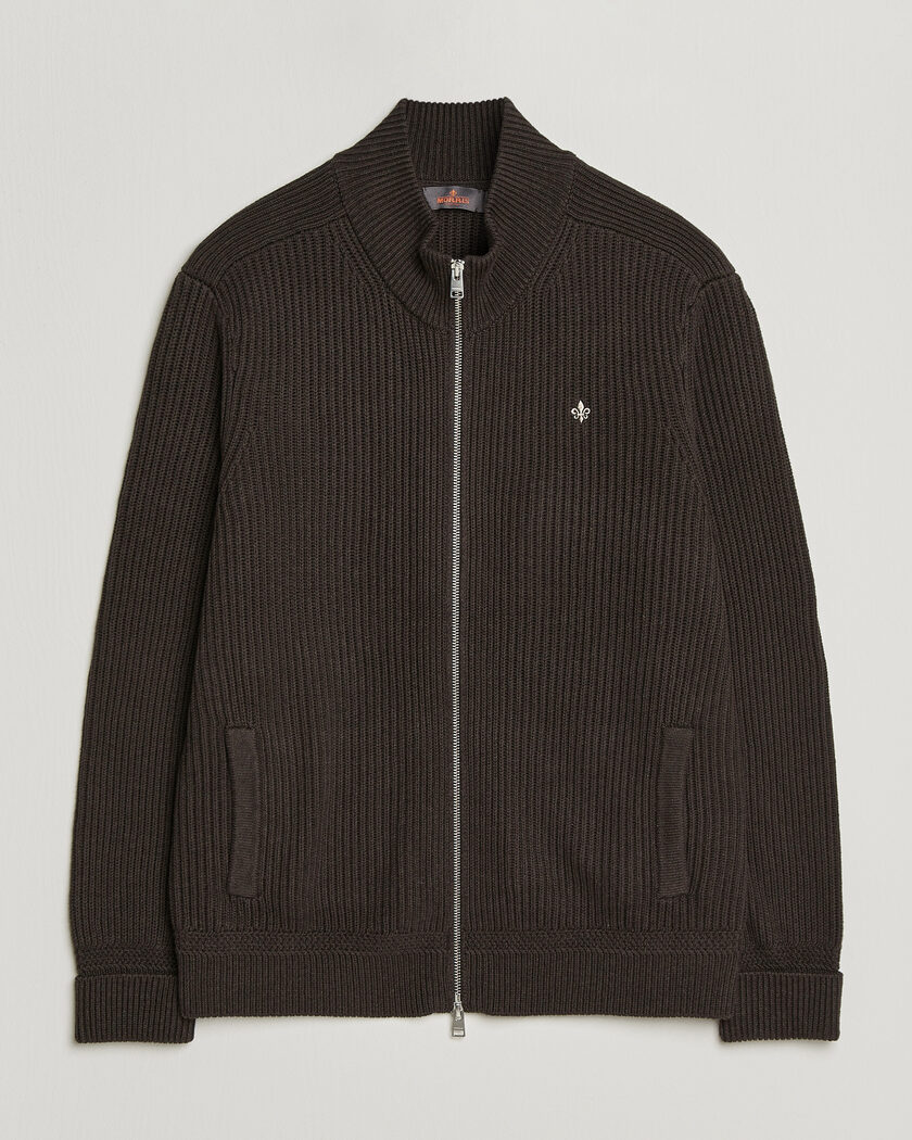 Morris Duncan Zip Cardigan Brown – Marrón