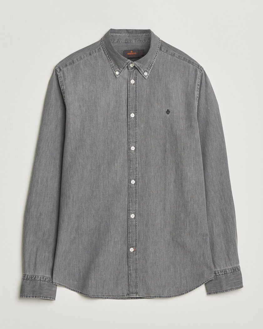 Morris Light Denim Shirt Grey – Gris