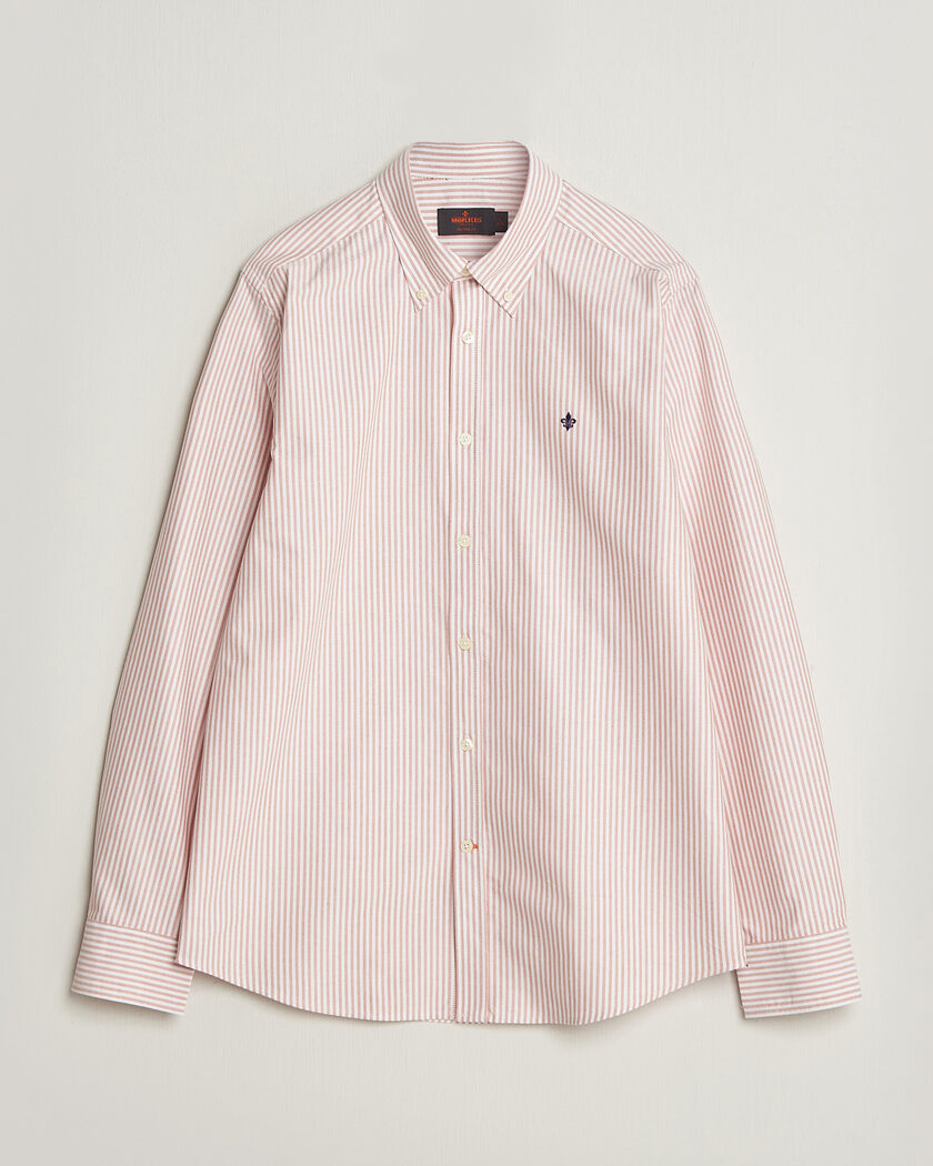 Morris Douglas Oxford Stripe Shirt Orange – Naranja
