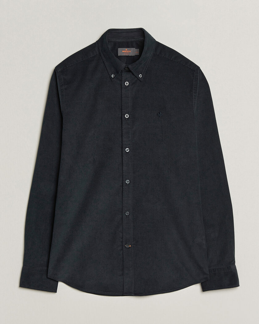  Morris Douglas Cord Shirt Blue – Azul