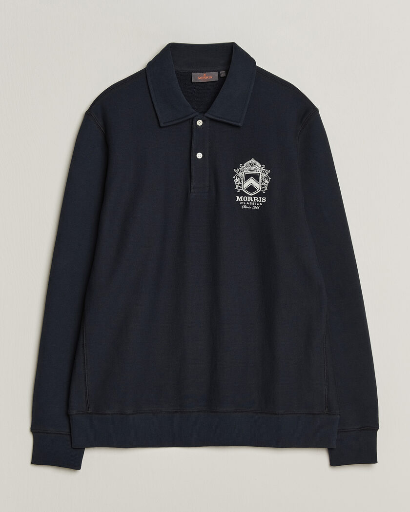 Morris Winston Polo Sweatshirt Old Blue – Azul