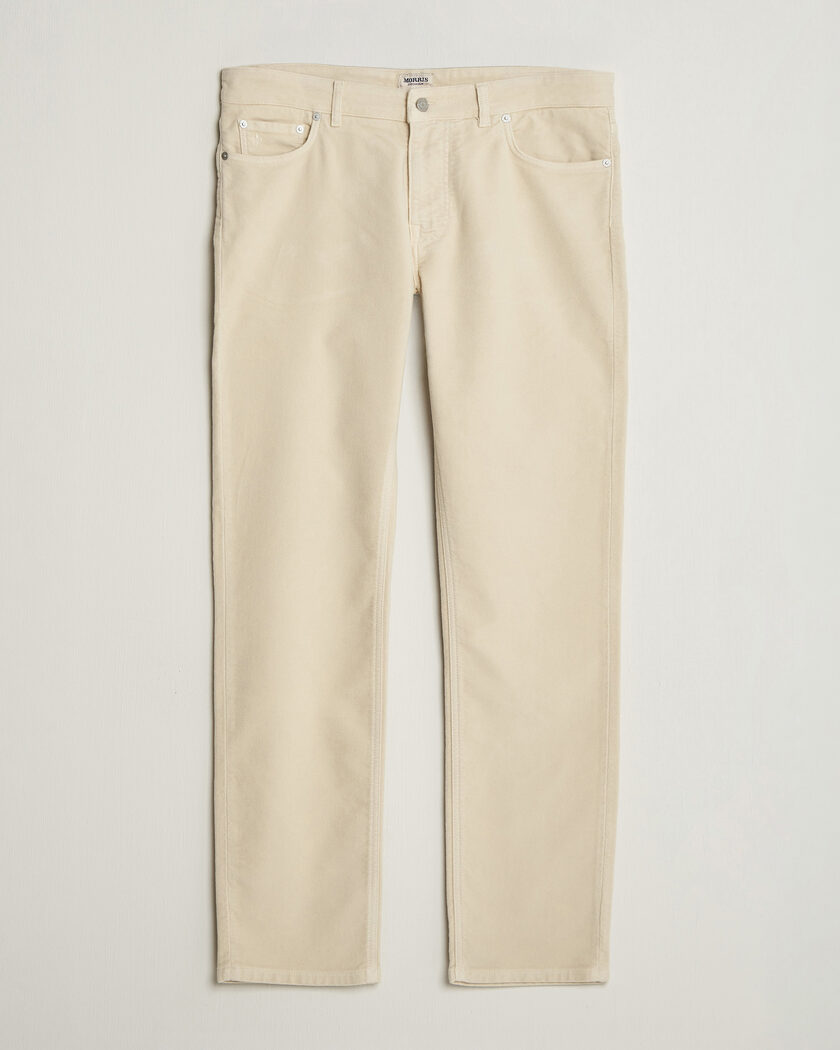 Morris James Winter Twill 5-Pocket Pants Off White – Blanco