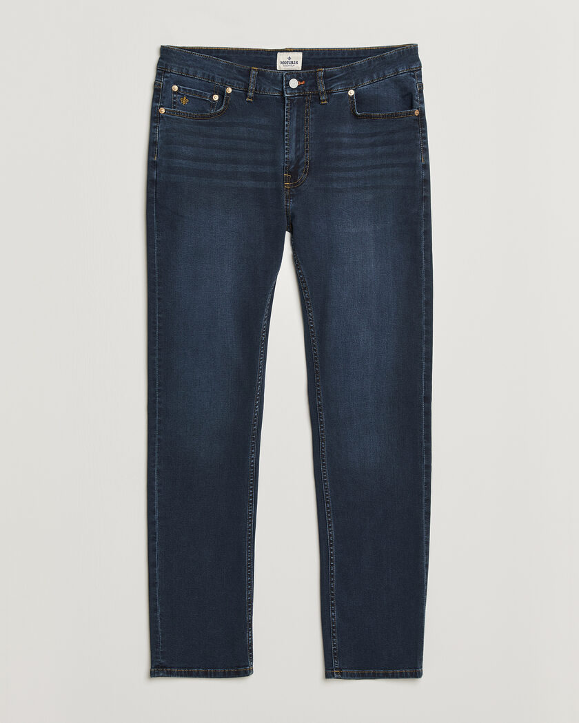 Morris Steve Satin Jeans One Year Wash – Azul