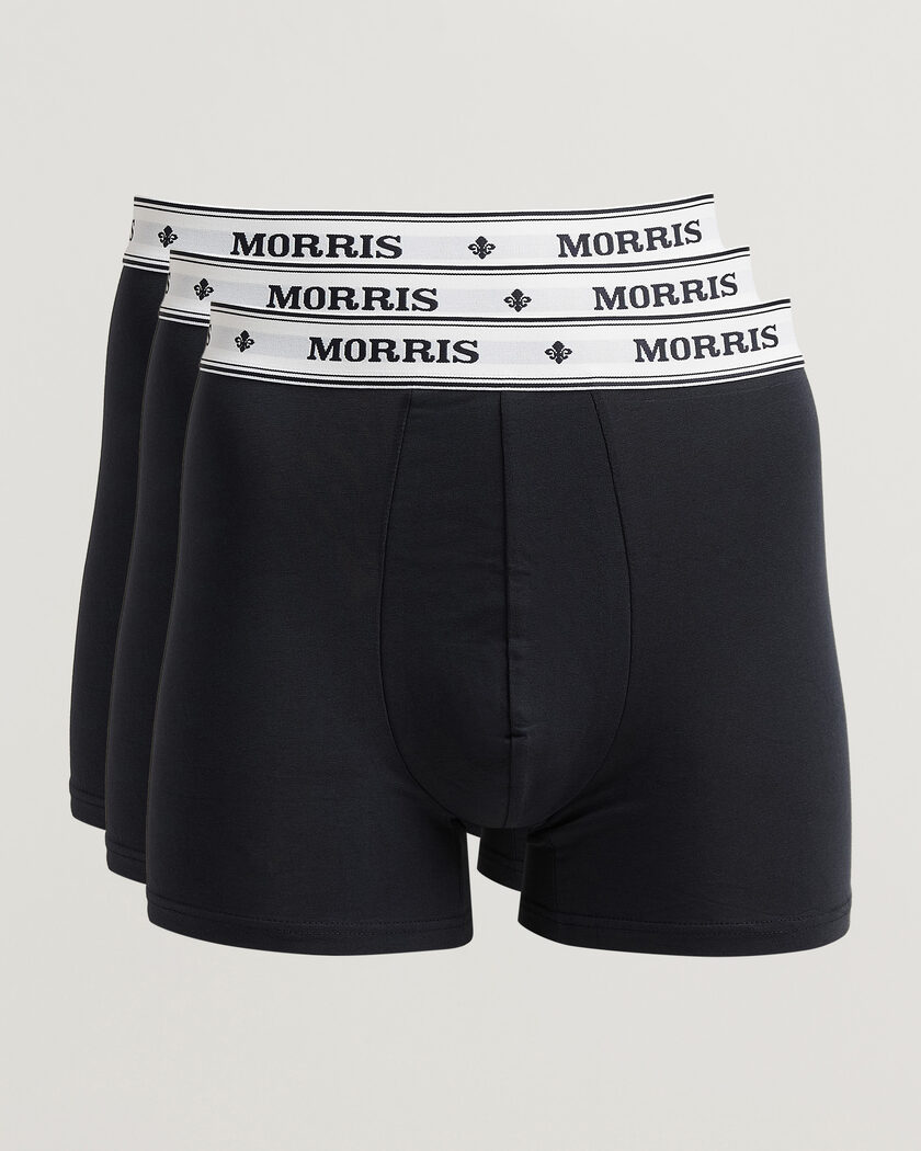 Morris Boxer Brief 3-Pack Old Blue – Azul