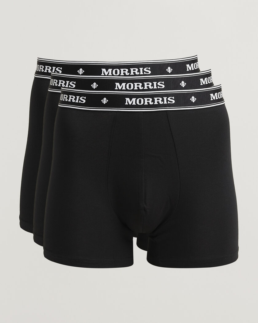 Morris Boxer Brief 3-Pack Black – Negro
