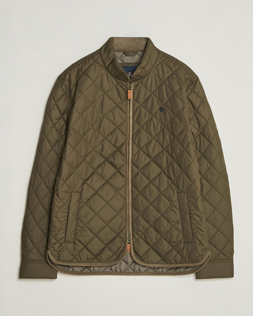 Morris Teddy Quilted Jacket Olive – Verde