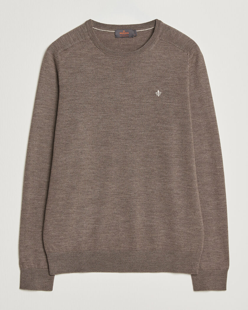 Morris Merino O-Neck Brown – Marrón