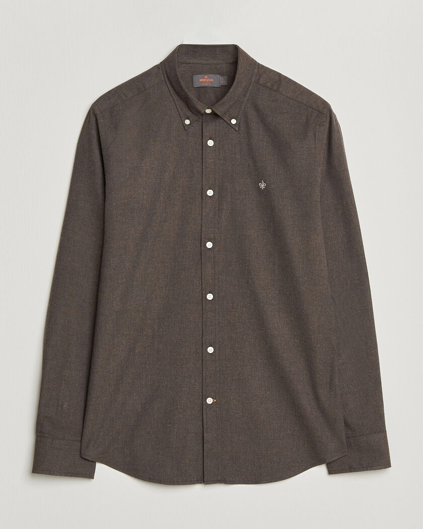Morris Watts Flannel Shirt Brown – Marrón