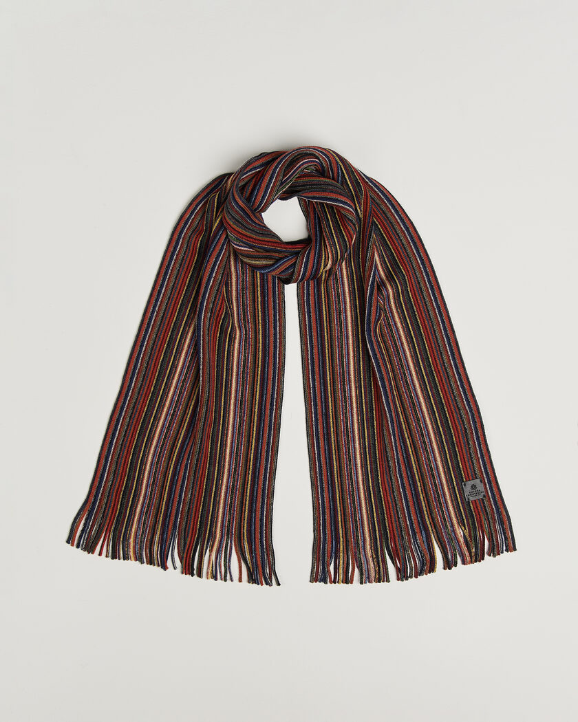 Amanda Christensen Wool Striped Scarf Multi – Multicolor