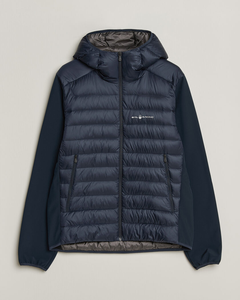 Sail Racing Spray Down Hooded Hybrid Jacket Dark Navy – Azul