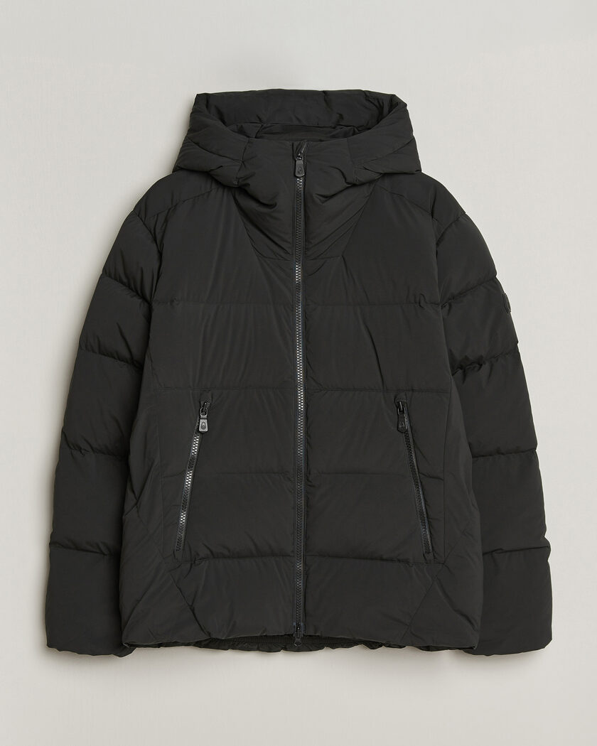 Sail Racing Cloud Stretch Down Hooded Jacket Carbon – Negro