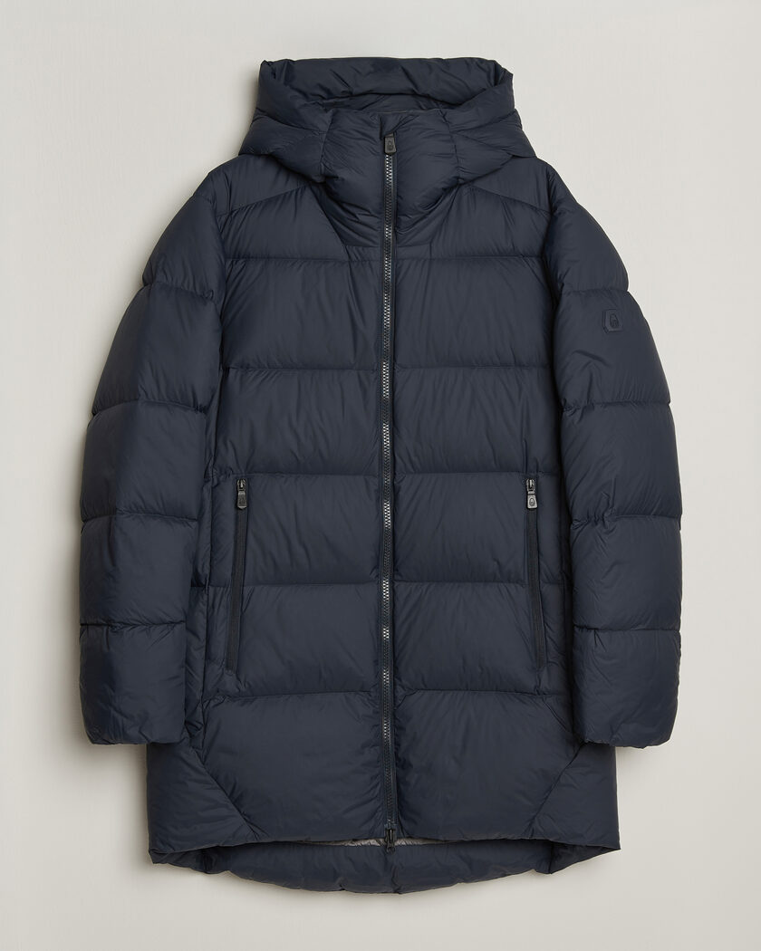 Sail Racing Cloud Down Hooded Parka Dark Navy – Azul