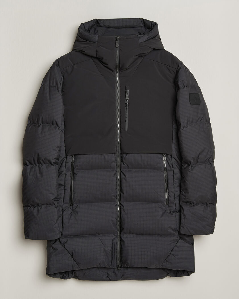 Sail Racing Polar Down Hooded Parka Carbon – Negro