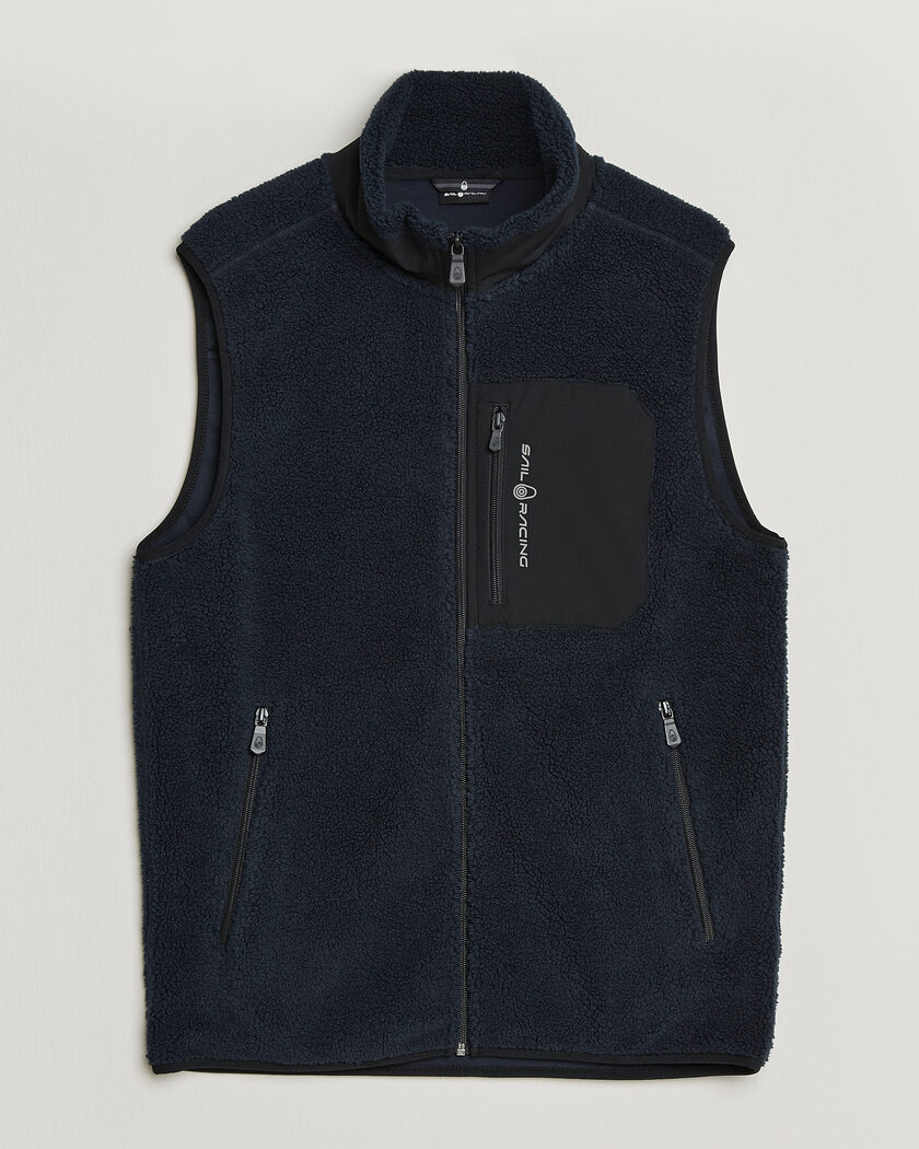 Sail Racing Bowman Pile Vest Dark Navy – Azul