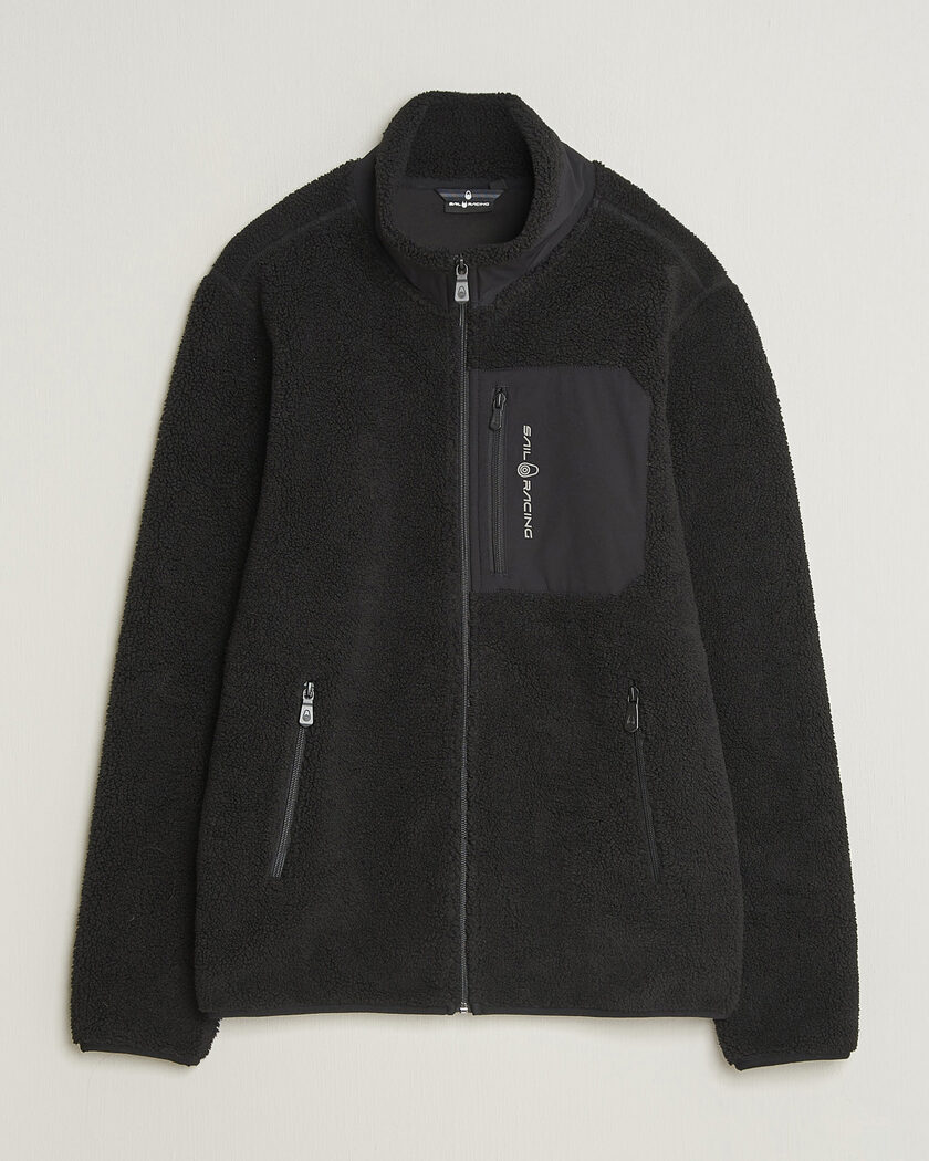Sail Racing Bowman Pile Full Zip Carbon – Negro