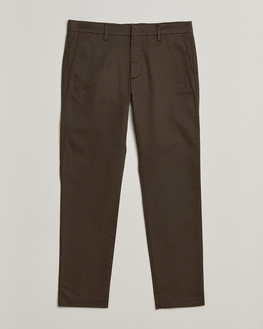 NN07 Theo Regular Fit Chinos Earthwood – Marrón