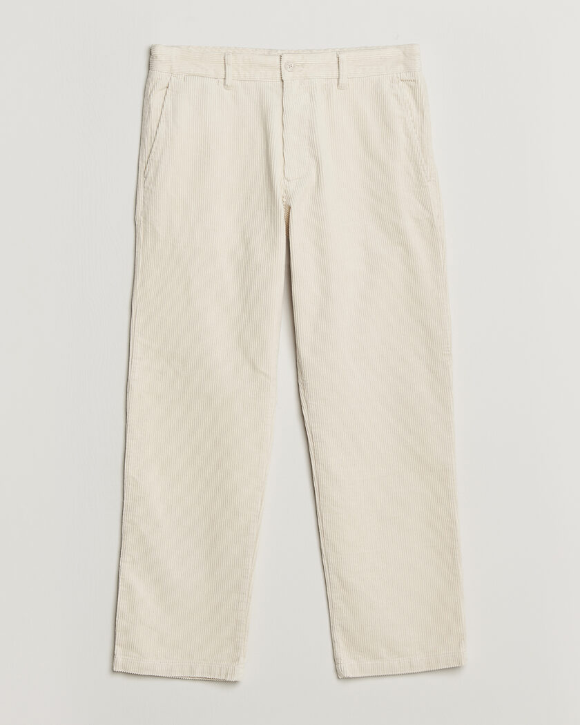  NN07 Aden Regular Fit Corduroy Chinos Ivory – Blanco