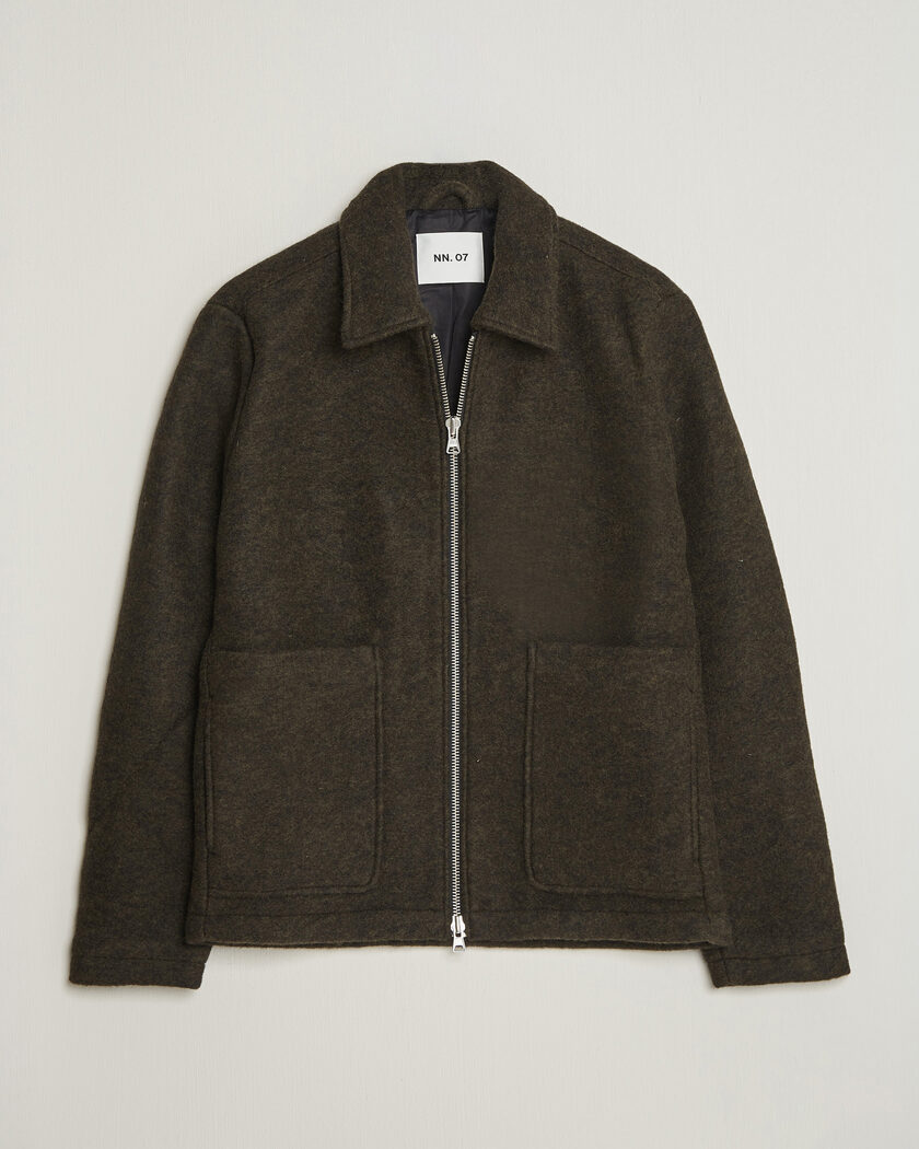 NN07 Gael Jacket Dark Army – Verde