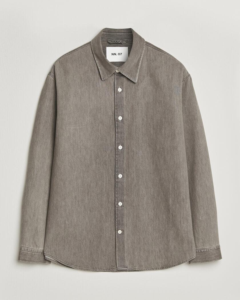 NN07 Casper Denim Overshirt Grey – Gris