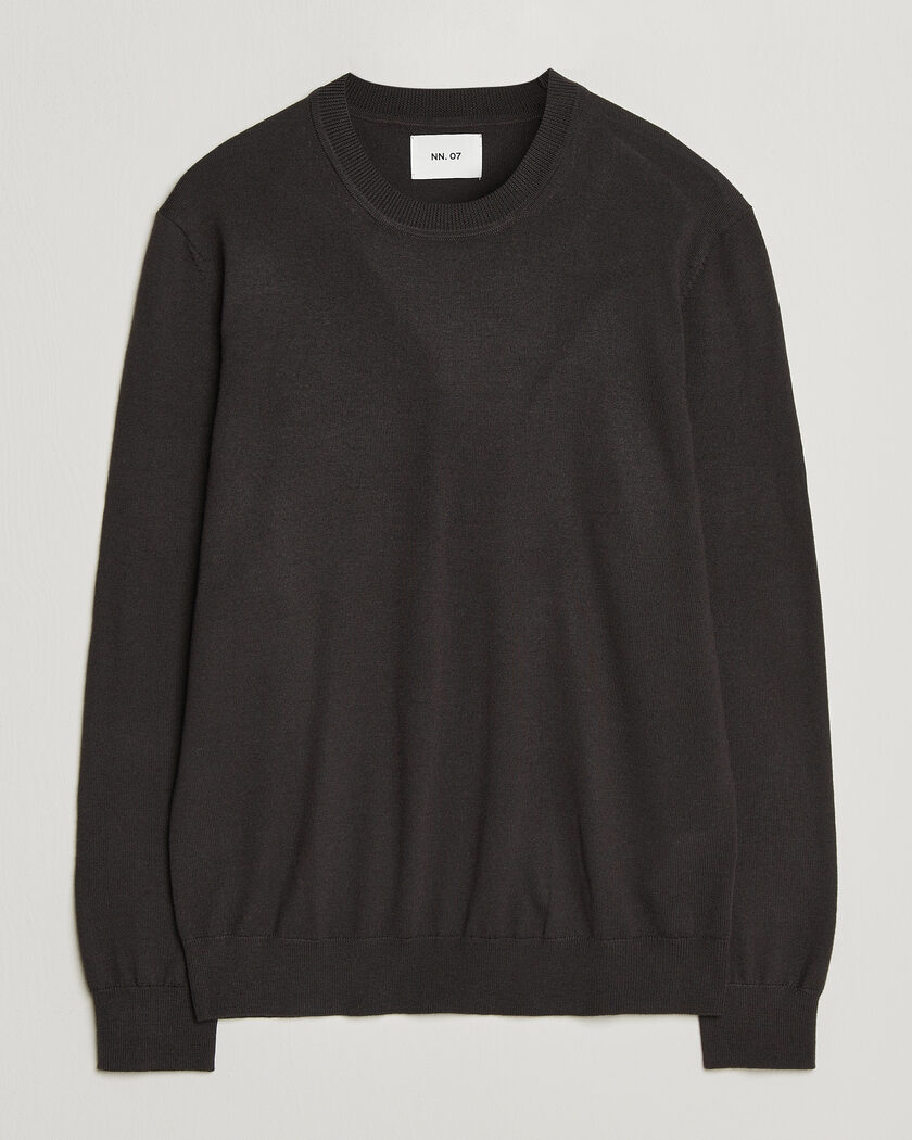NN07 Ted Merino Crew Neck Pullover Deep Truffle – Marrón