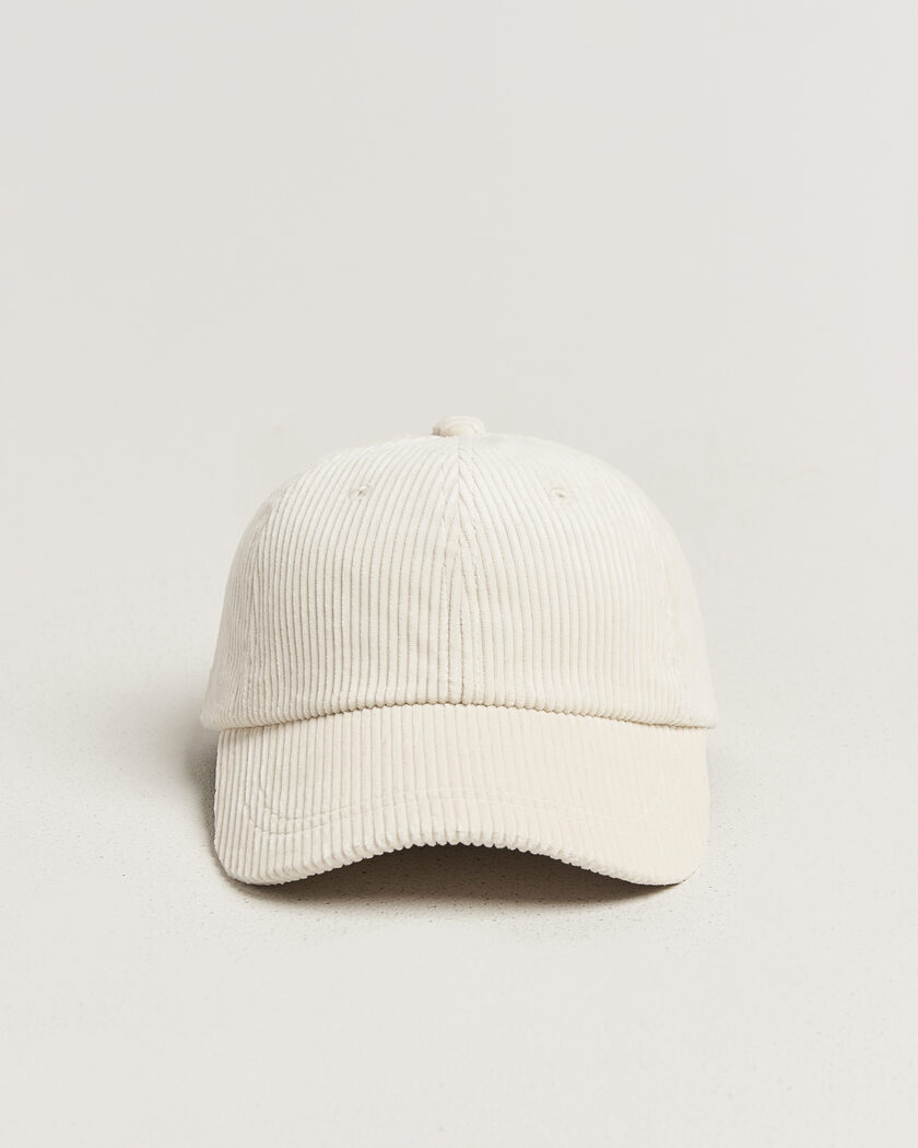 NN07 Corduroy Dad Cap Ivory – Blanco