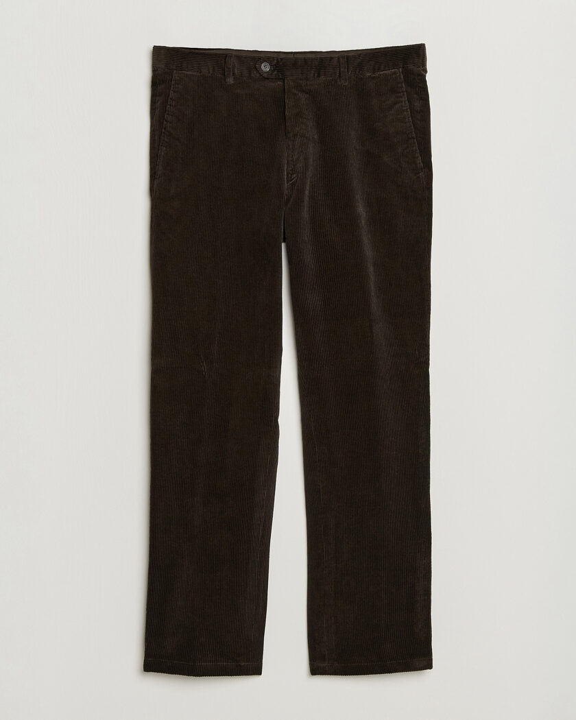 Oscar Jacobson Dandy Corduroy Trousers Dark Brown – Marrón
