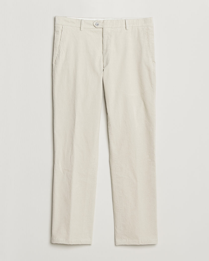 Oscar Jacobson Dandy Corduroy Trousers White – Blanco
