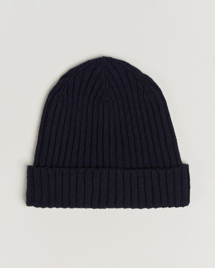Stenströms Brushed Merino Beanie  Navy – Azul
