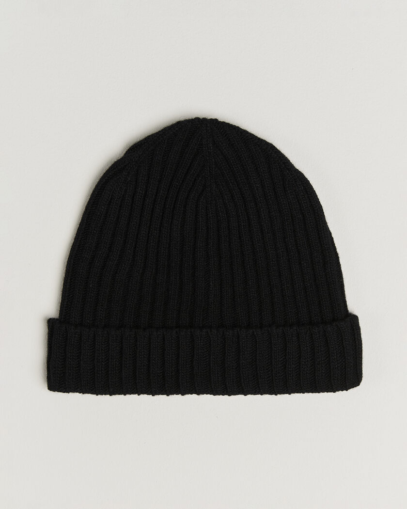 Stenströms Brushed Merino Beanie  Black – Negro