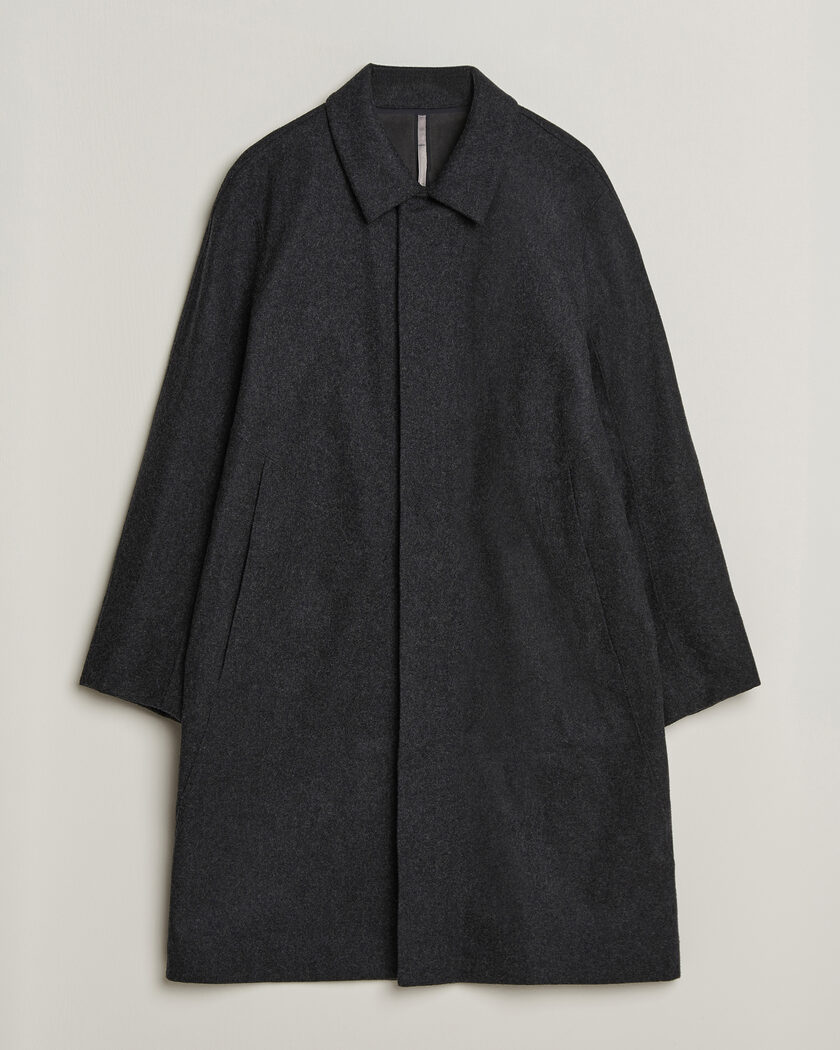 Arc'teryx Veilance Alar Wool Coat Black – Negro