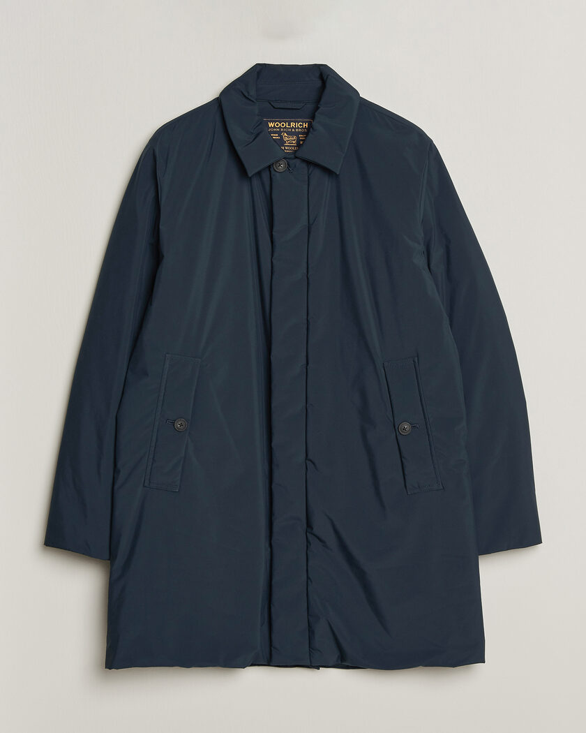 Woolrich Cloud Lamar Light Padded Coat Melton Blue – Azul