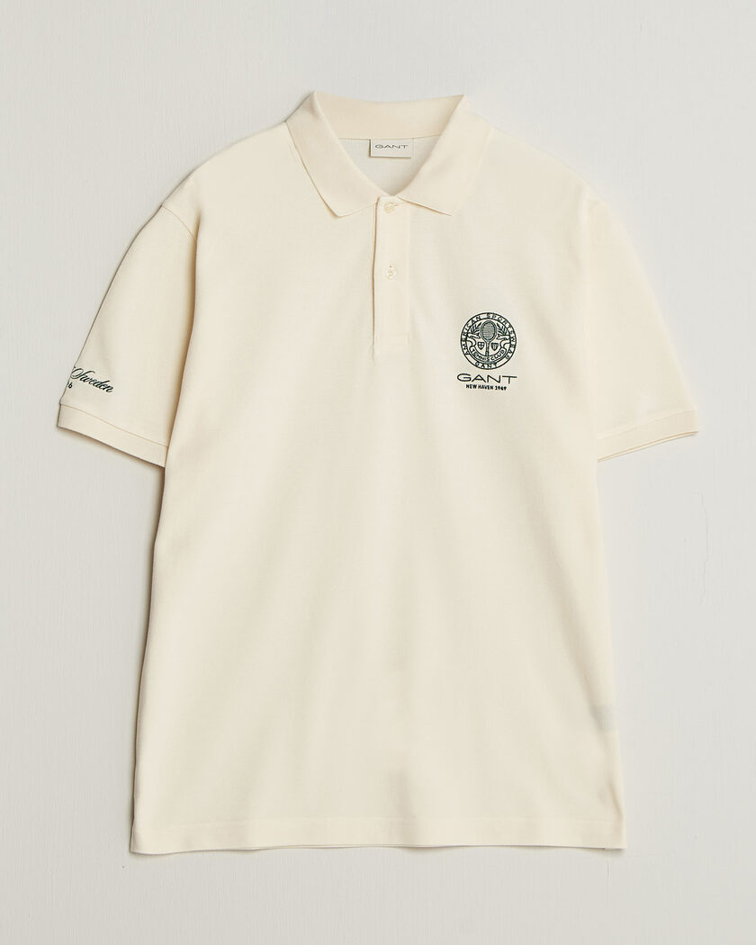 Gant Tournament Pique Cream – Blanco