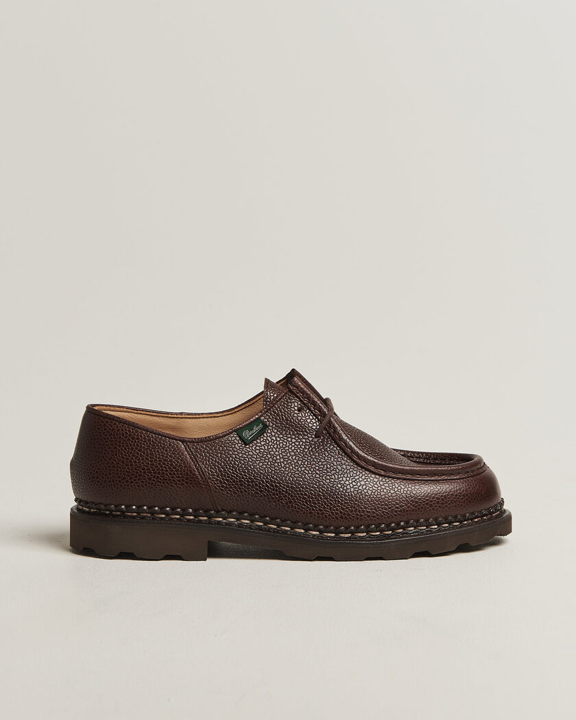 Paraboot Michael Derby Ebony Grain – Marrón