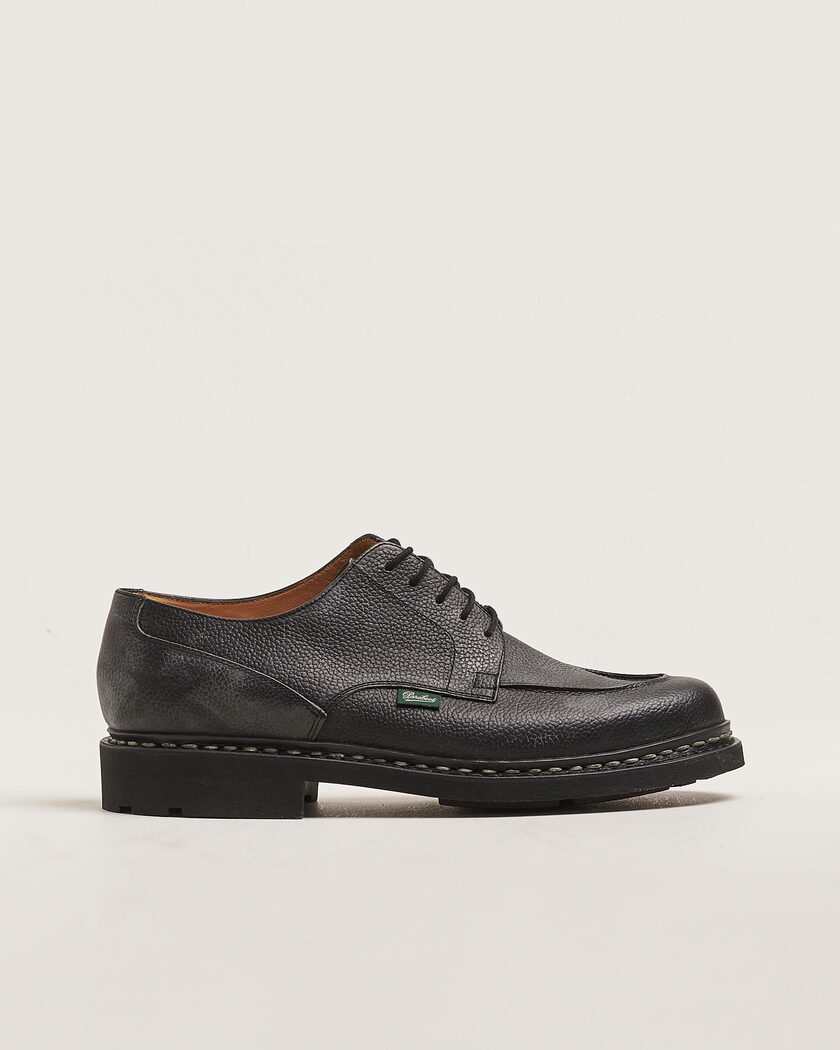 Paraboot Chambord Derby Black Grain – Negro