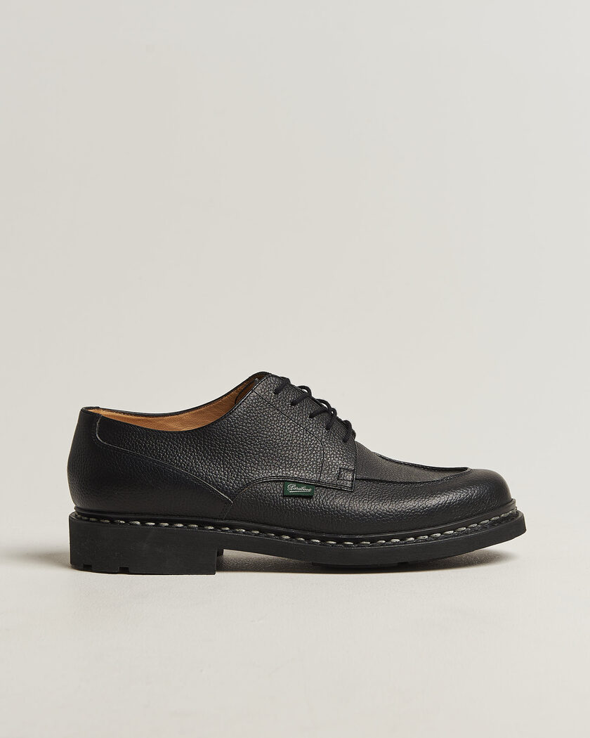 Paraboot Chambord Derby Black Grain – Negro