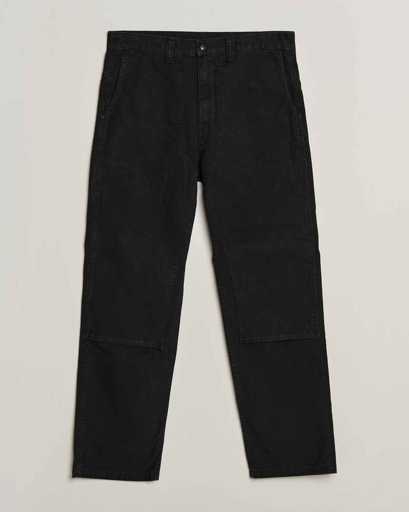 orSlow Double Knee Work Trousers Black – Negro