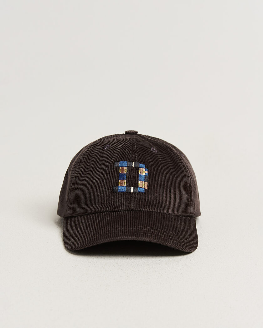 Drake's D 1977 Cord Baseball Cap Brown – Marrón