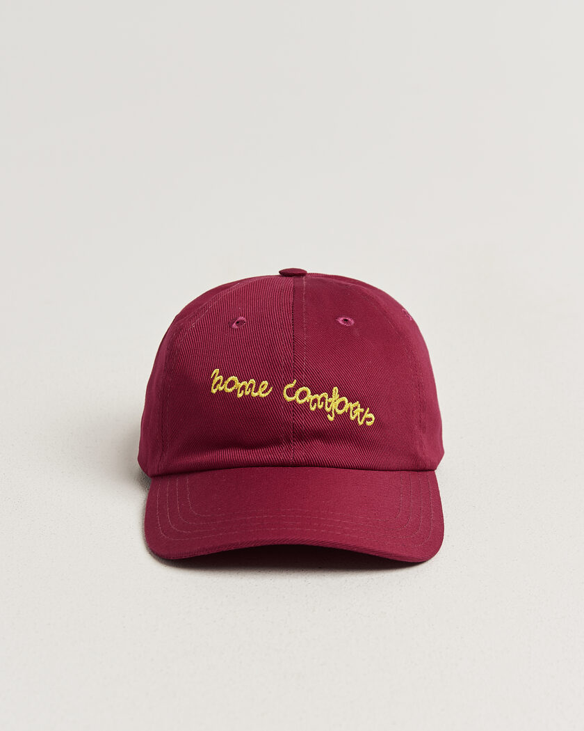 Drake's Home Comforts Twill Baseball Cap Red – Rojo