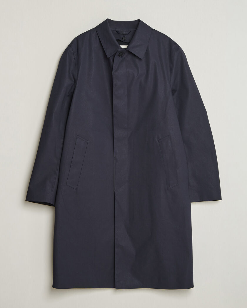 Mackintosh Dunkeld Car Coat Navy – Azul