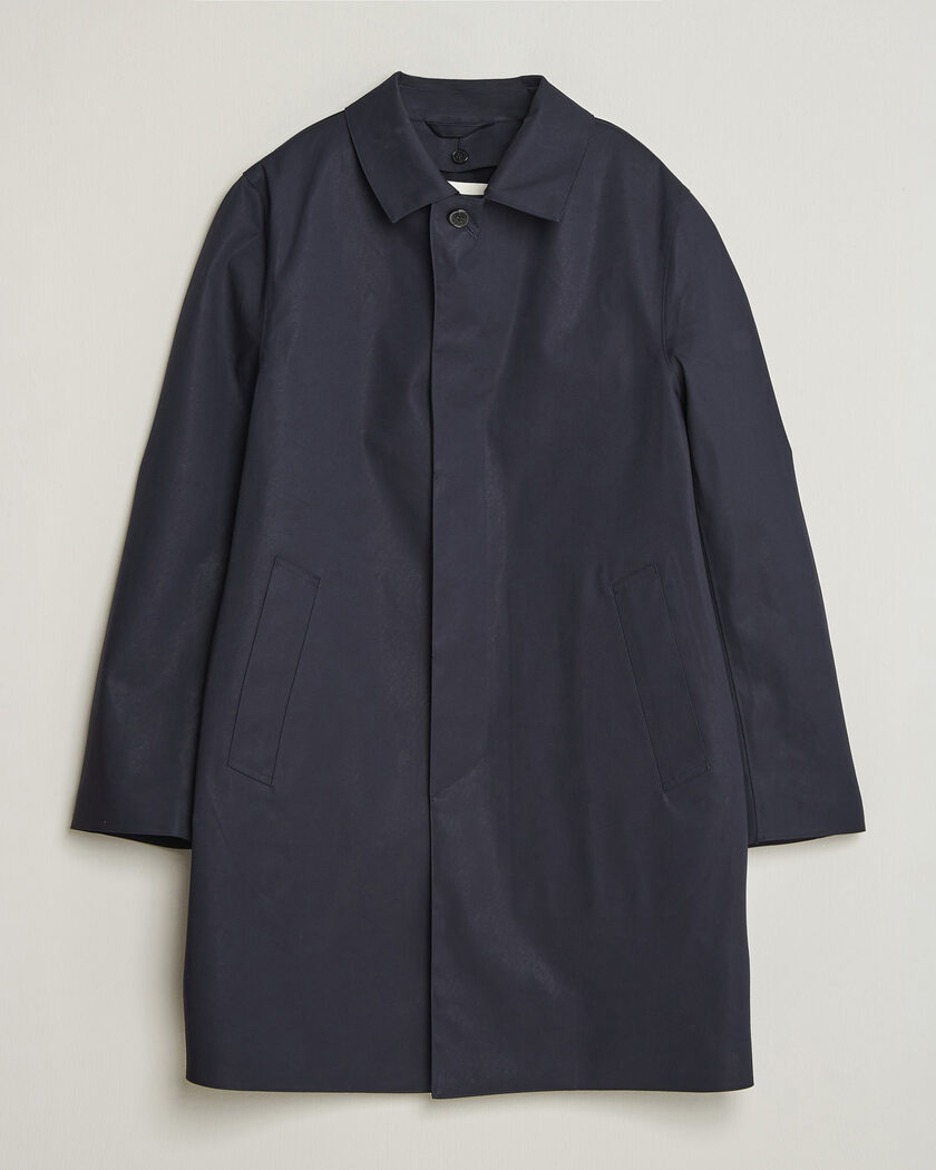 Mackintosh Dunoon Car Coat Navy – Azul