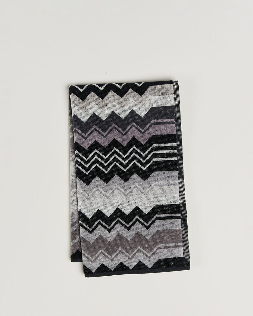 Missoni Home Giacomo Hand Towel 40x70cm Multi Black – Negro